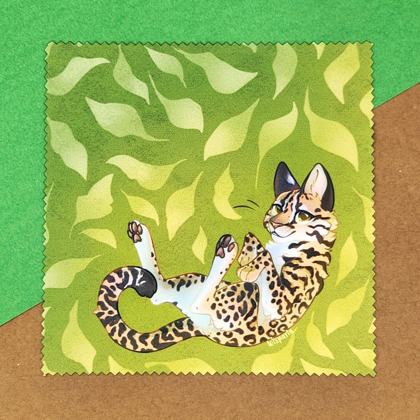 Leopard Cat Microfiber Cloth