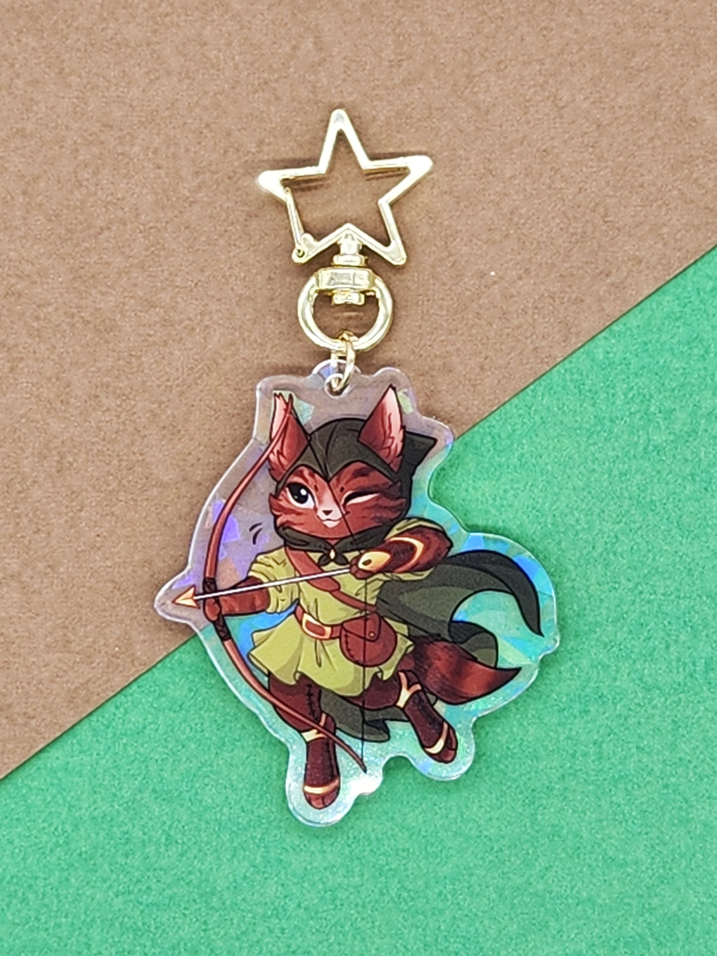 Ranger Acrylic Charm - Whiskers & Watchtowers