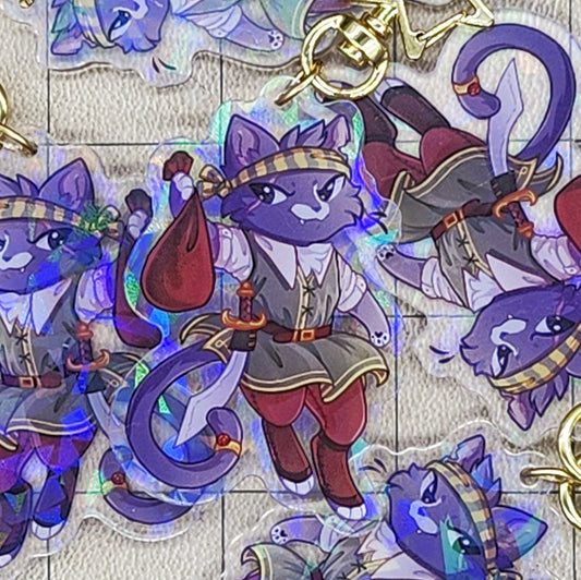 Rogue Acrylic Charm - Whiskers & Watchtowers