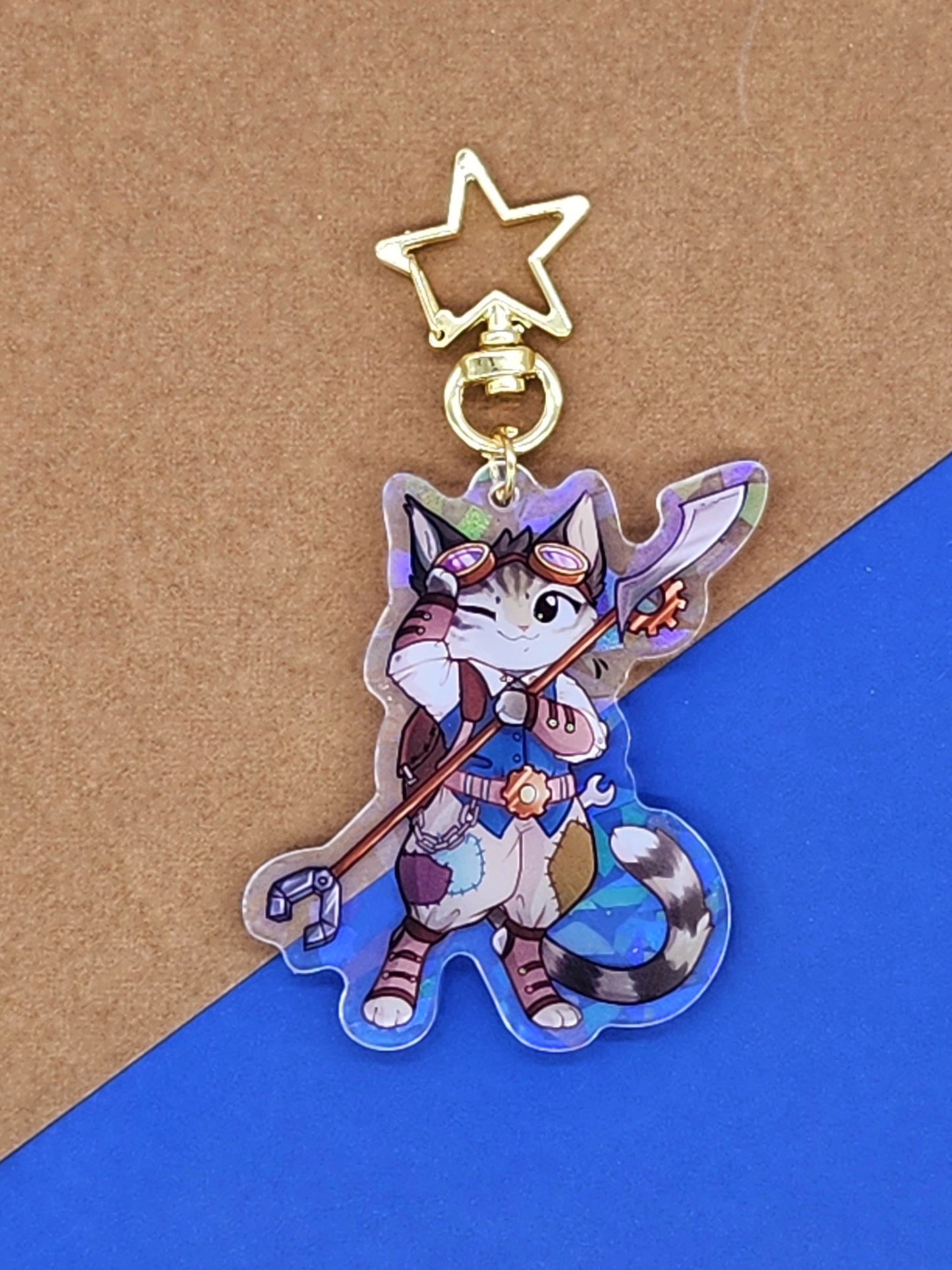 Artificer Acrylic Charm - Whiskers & Watchtowers