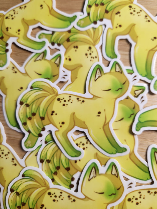 Feline Fruity BananaCat - Sticker