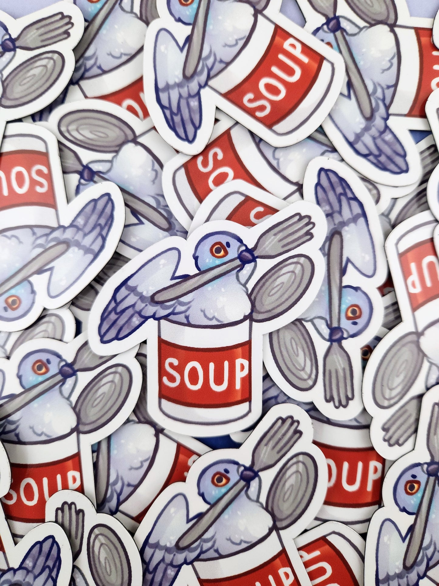 Soupcan Sam - Trash Bash Pigeon Magnet