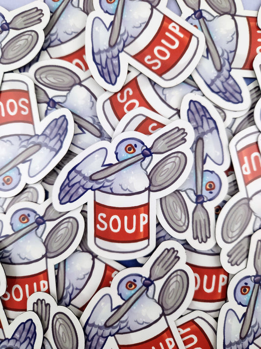 Soupcan Sam - Trash Bash Pigeon Magnet