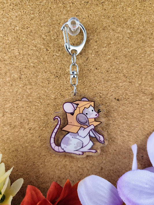 Patricia the Rat - Trash Bash Acrylic Charm