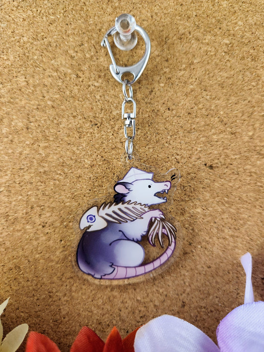 George the Possum - Trash Bash Acrylic Charm