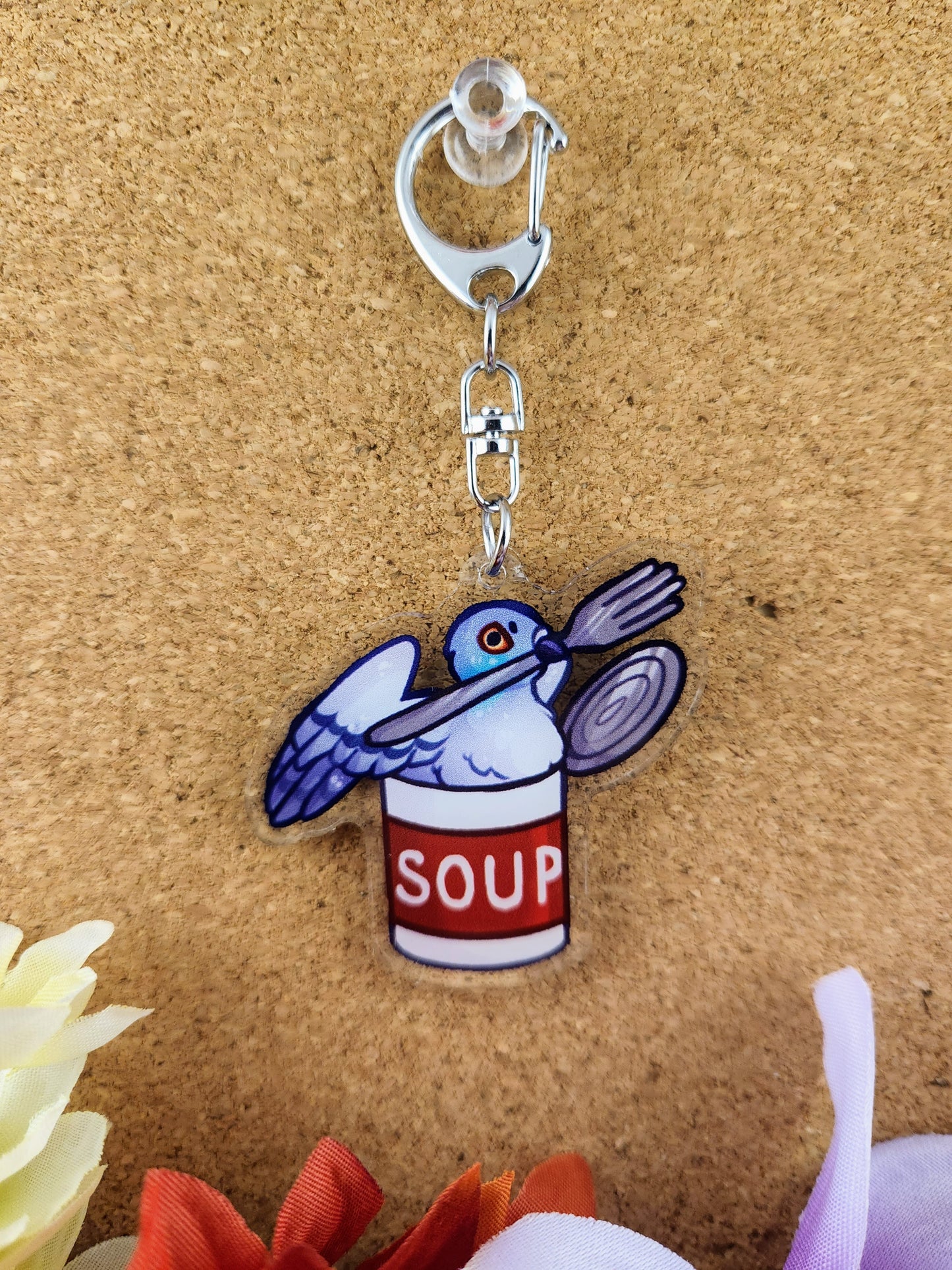 Soupcan Sam - Trash Bash Pigeon Charm