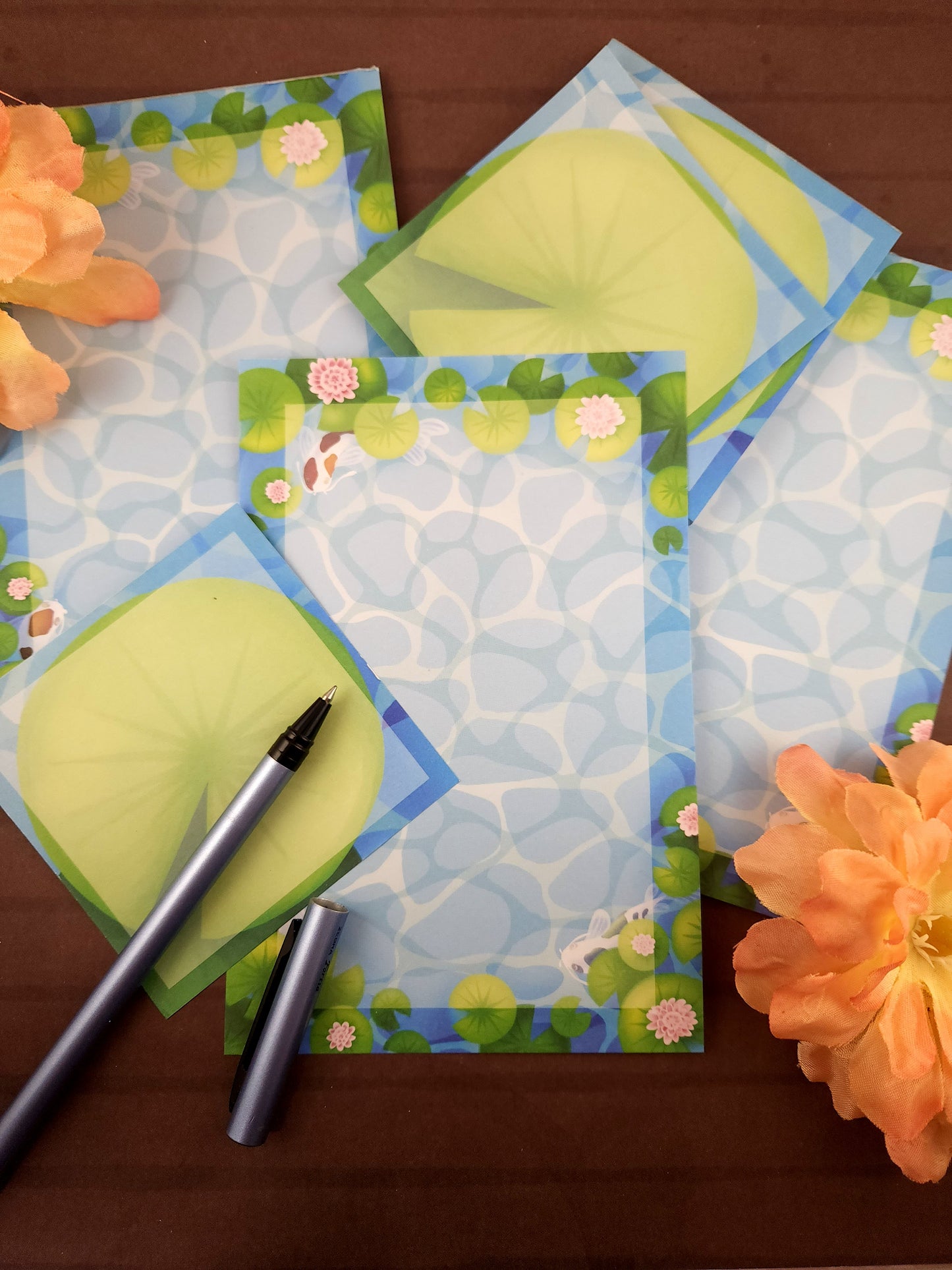 Lilypad Pond - 4x6 Memopad