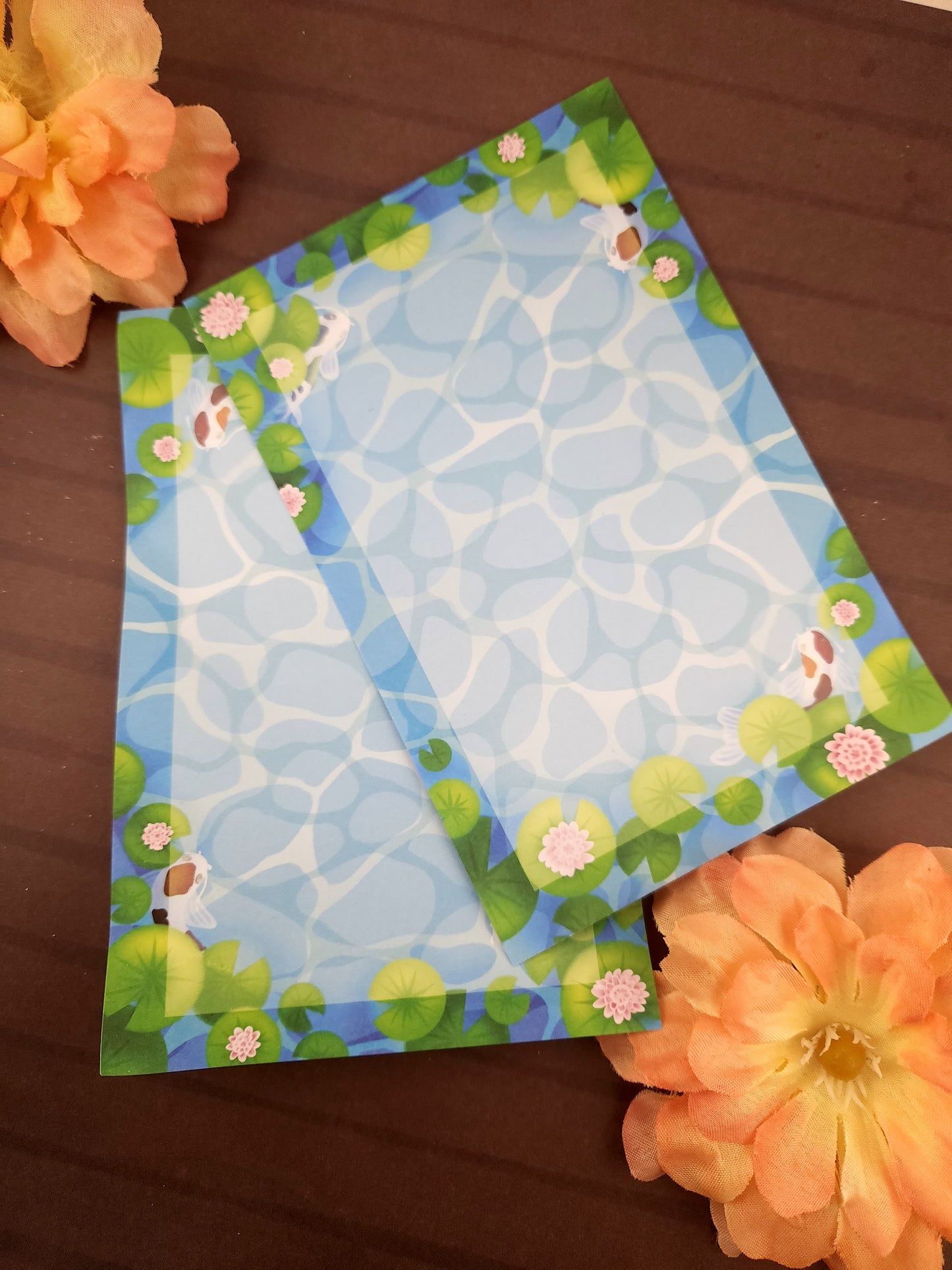 Lilypad Pond - 4x6 Memopad