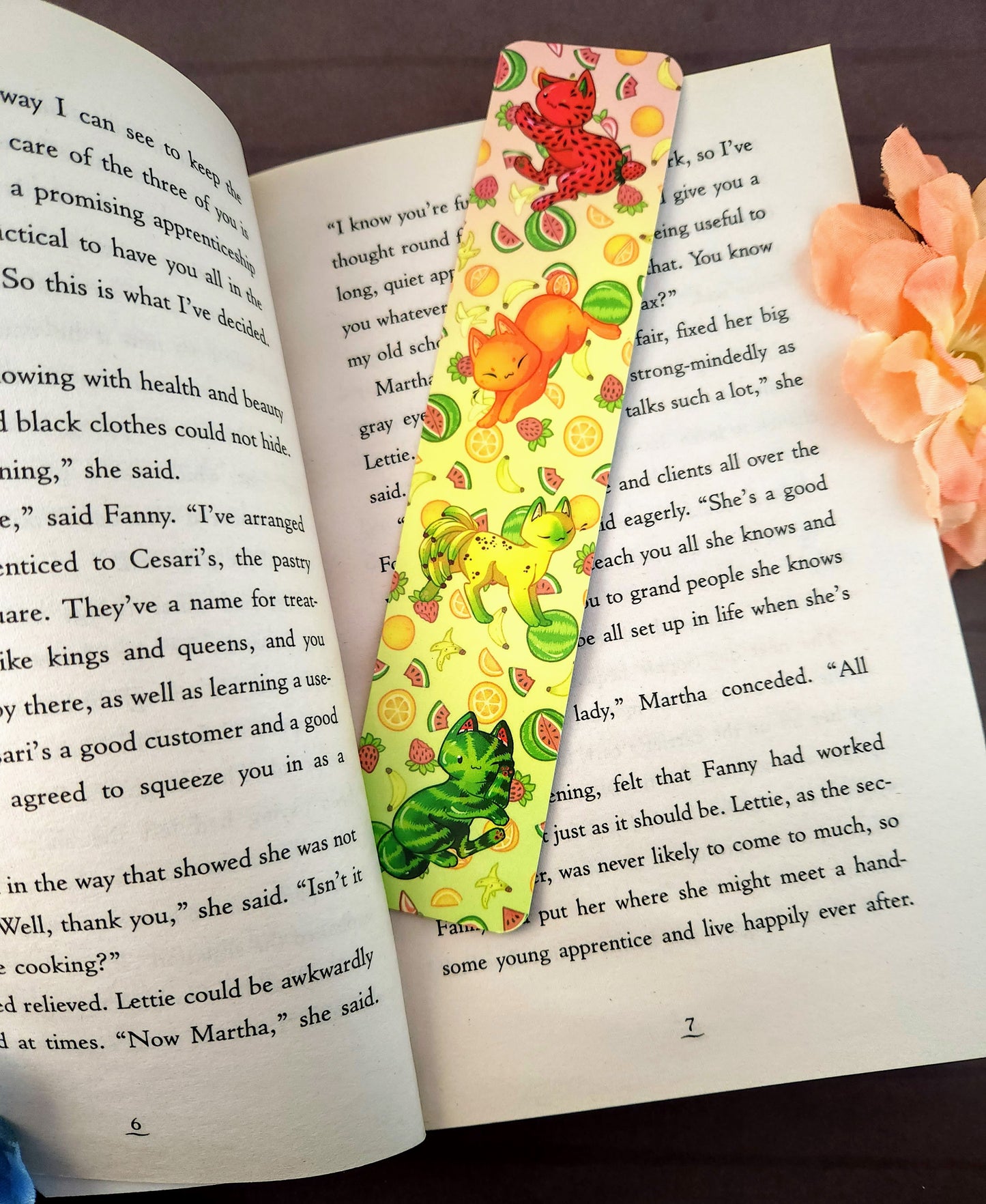 Feline Fruity - Bookmark