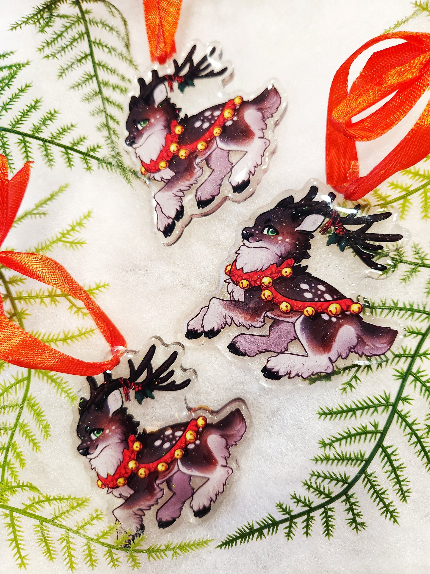 Reindeer Bells - Acrylic Ornament
