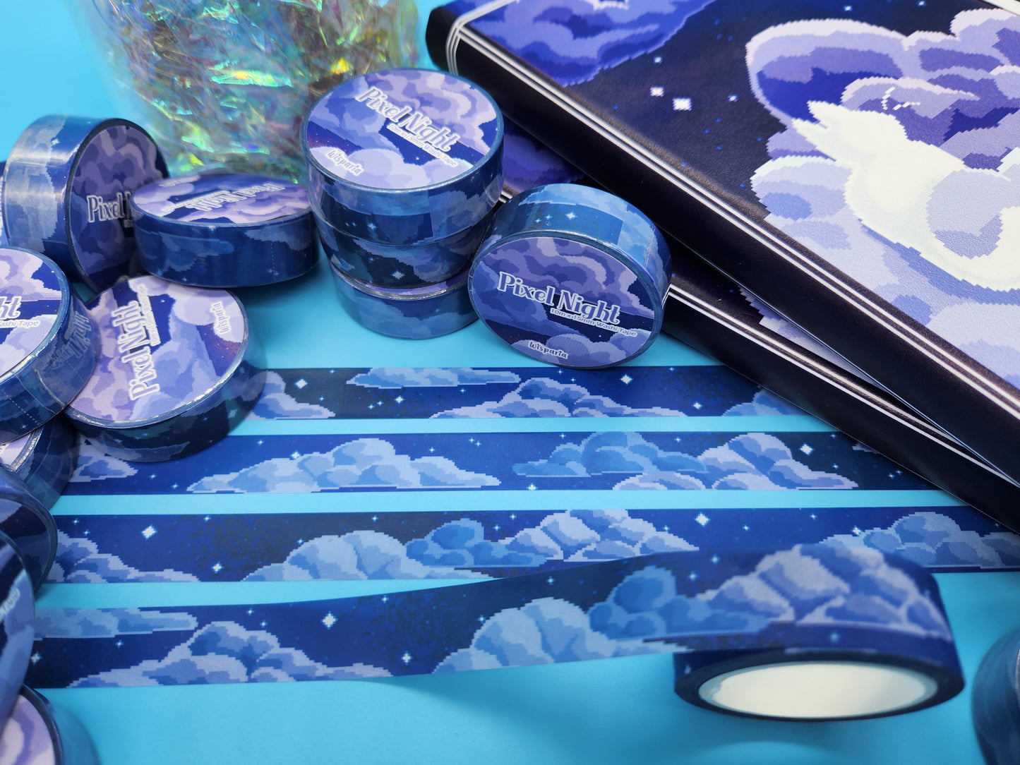 Pixel Night - Washi Tape
