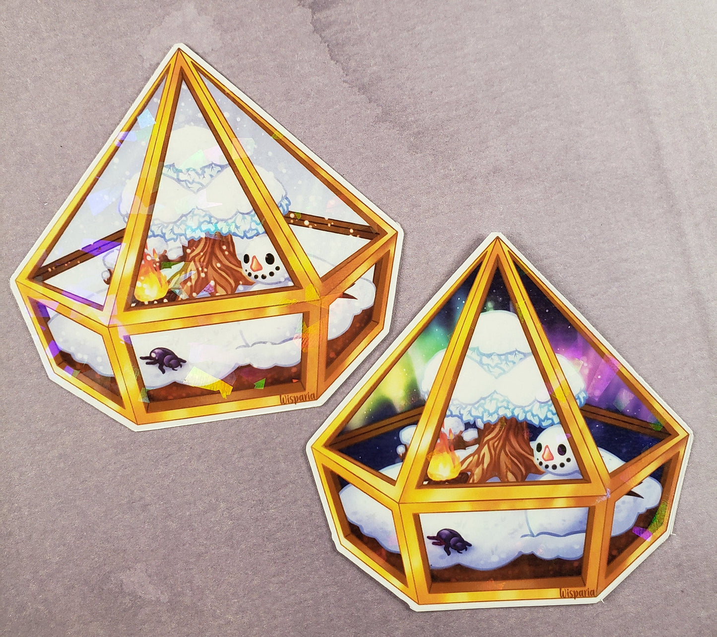 Winter Terrariums - Holo Sticker