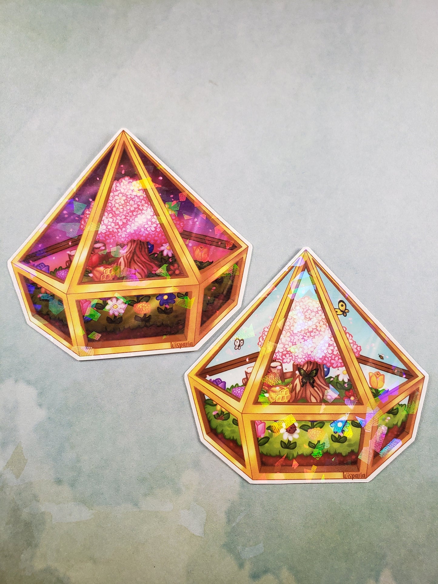 Spring Terrarium - Holo Sticker