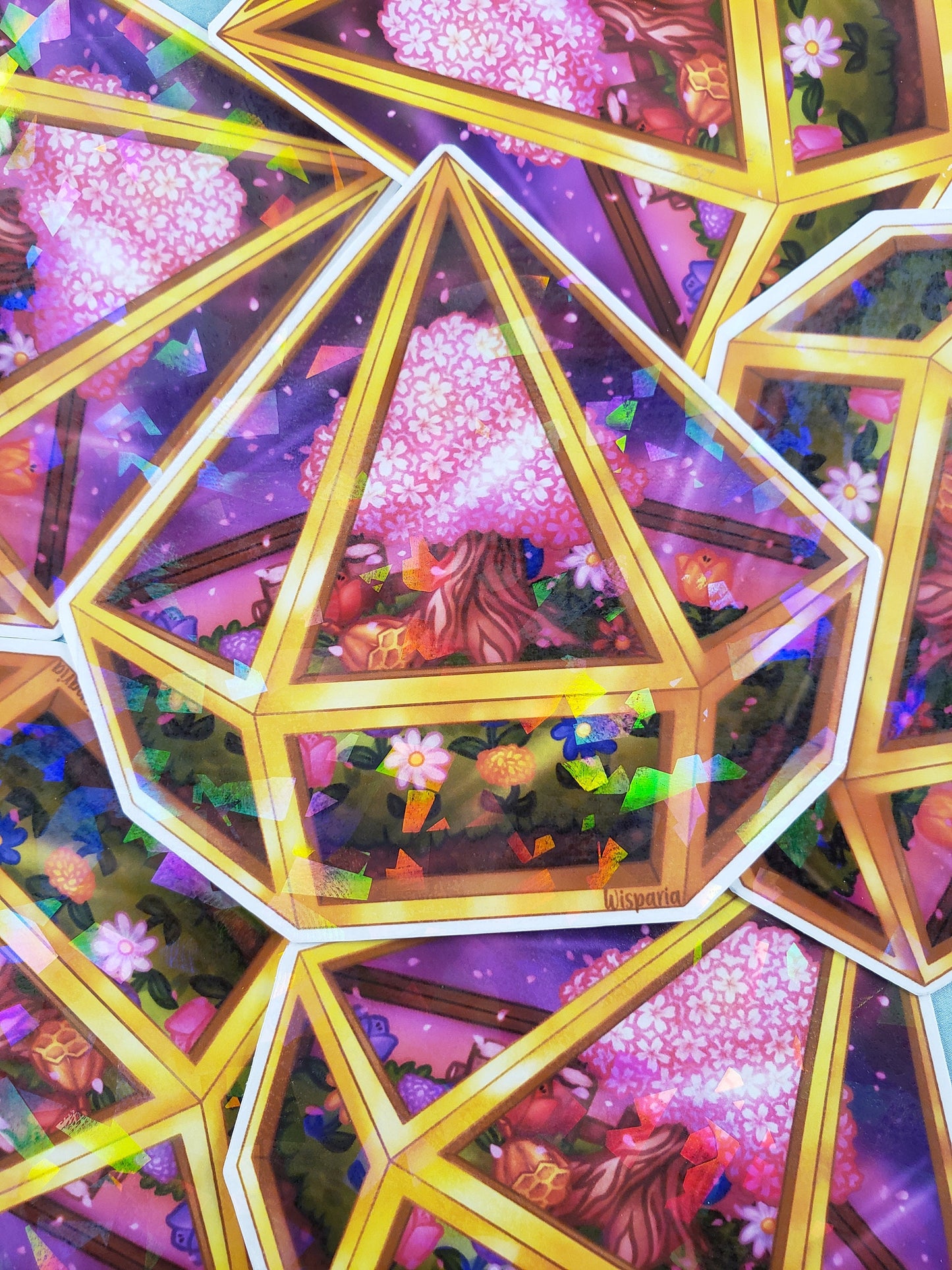 Spring Terrarium - Holo Sticker