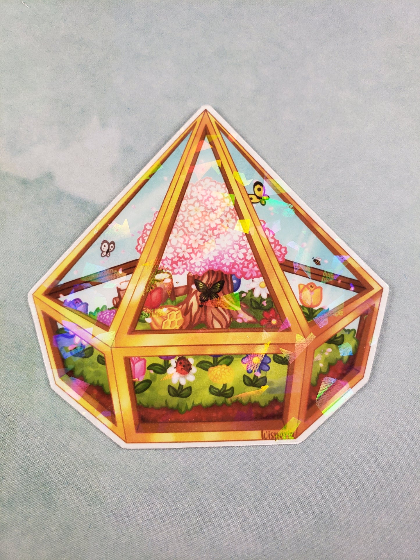 Spring Terrarium - Holo Sticker