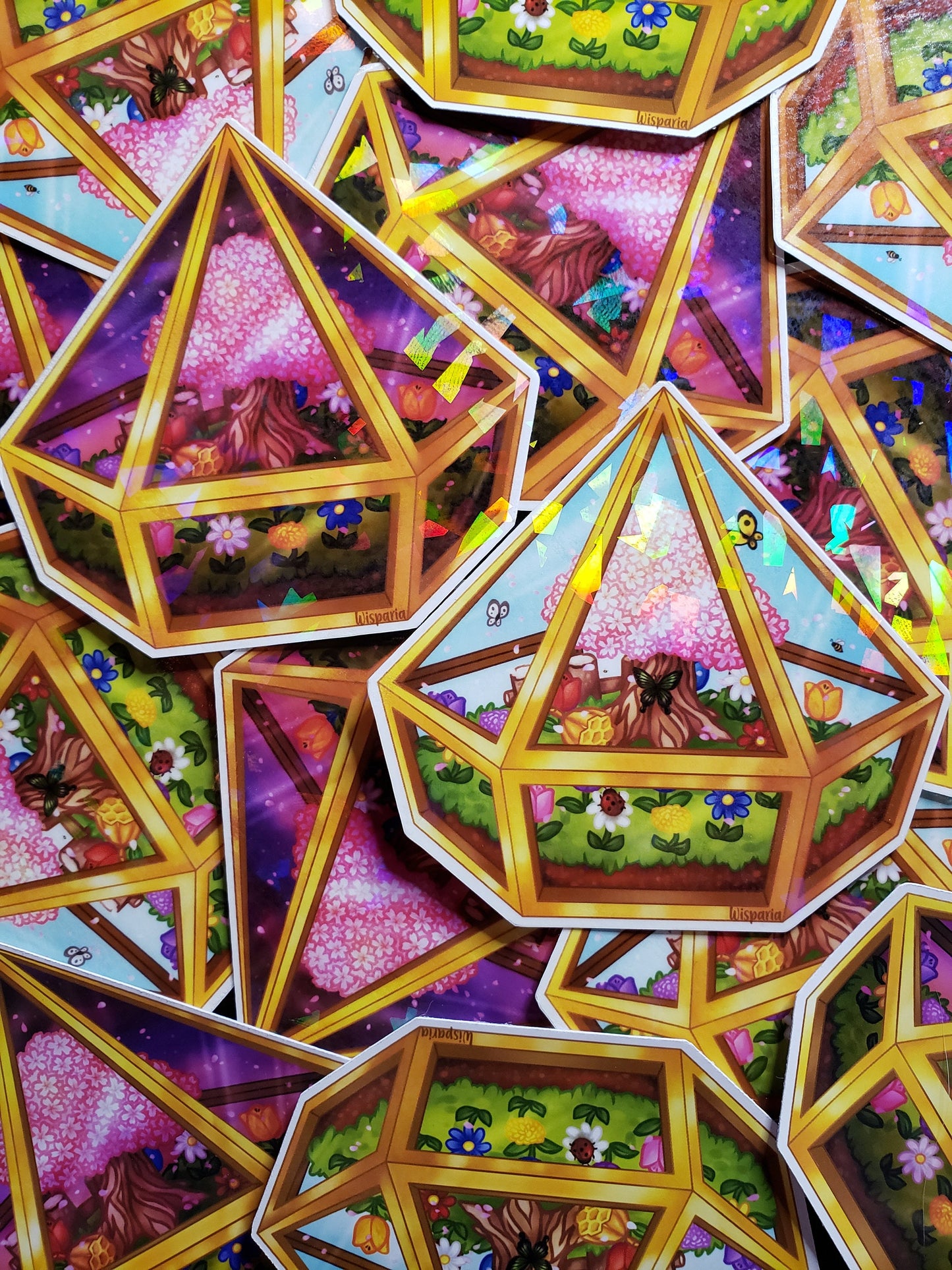 Spring Terrarium - Holo Sticker