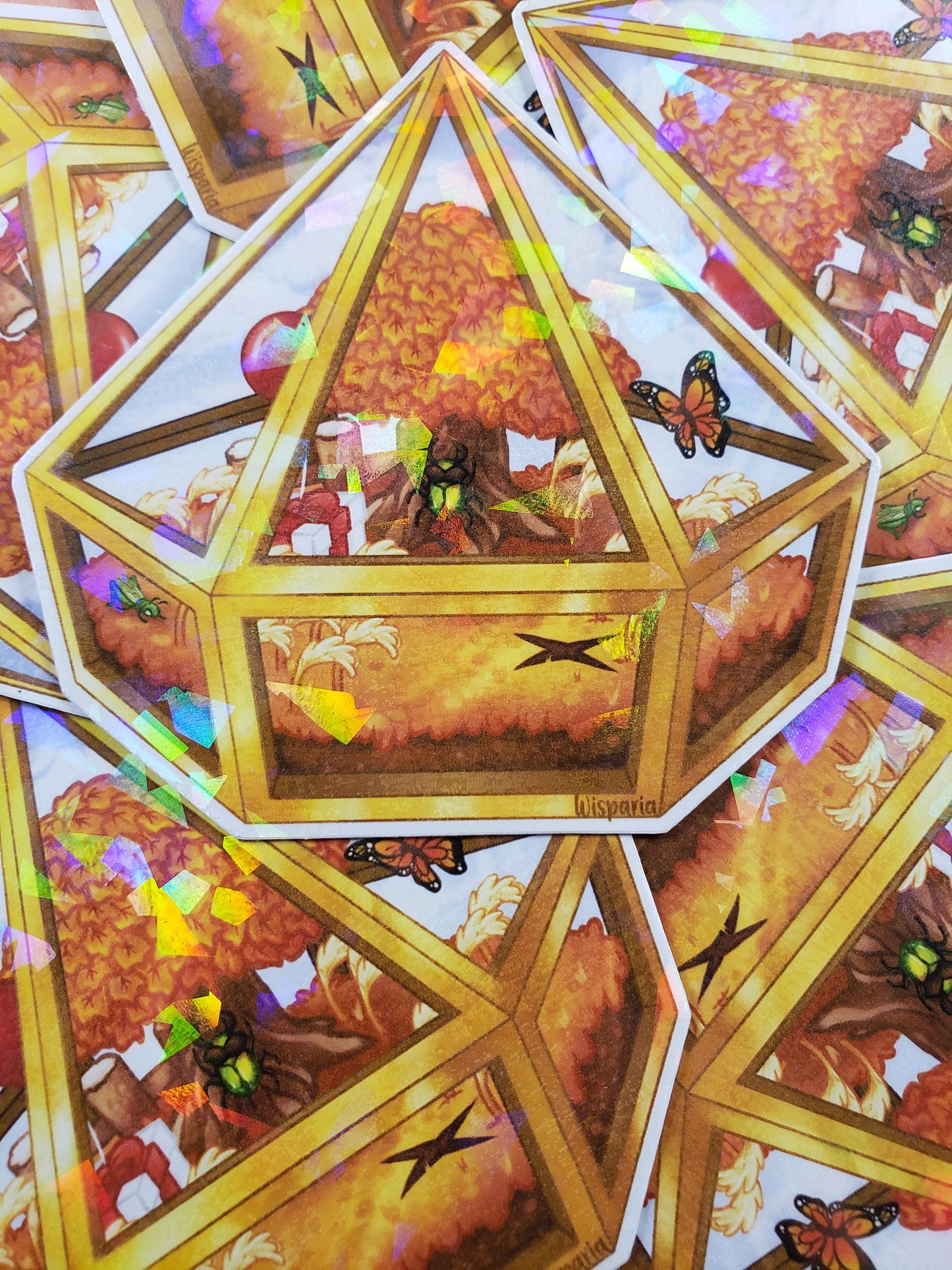Autumn Terrarium - Holo Sticker
