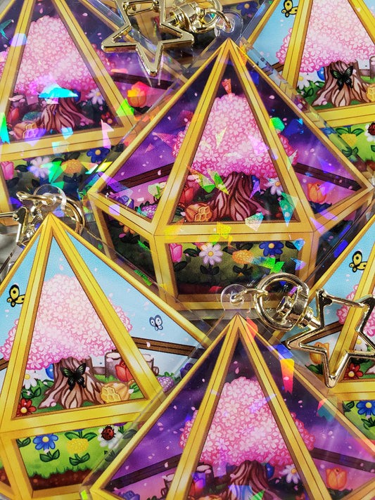 Spring Terrarium - Holo Acrylic Charm