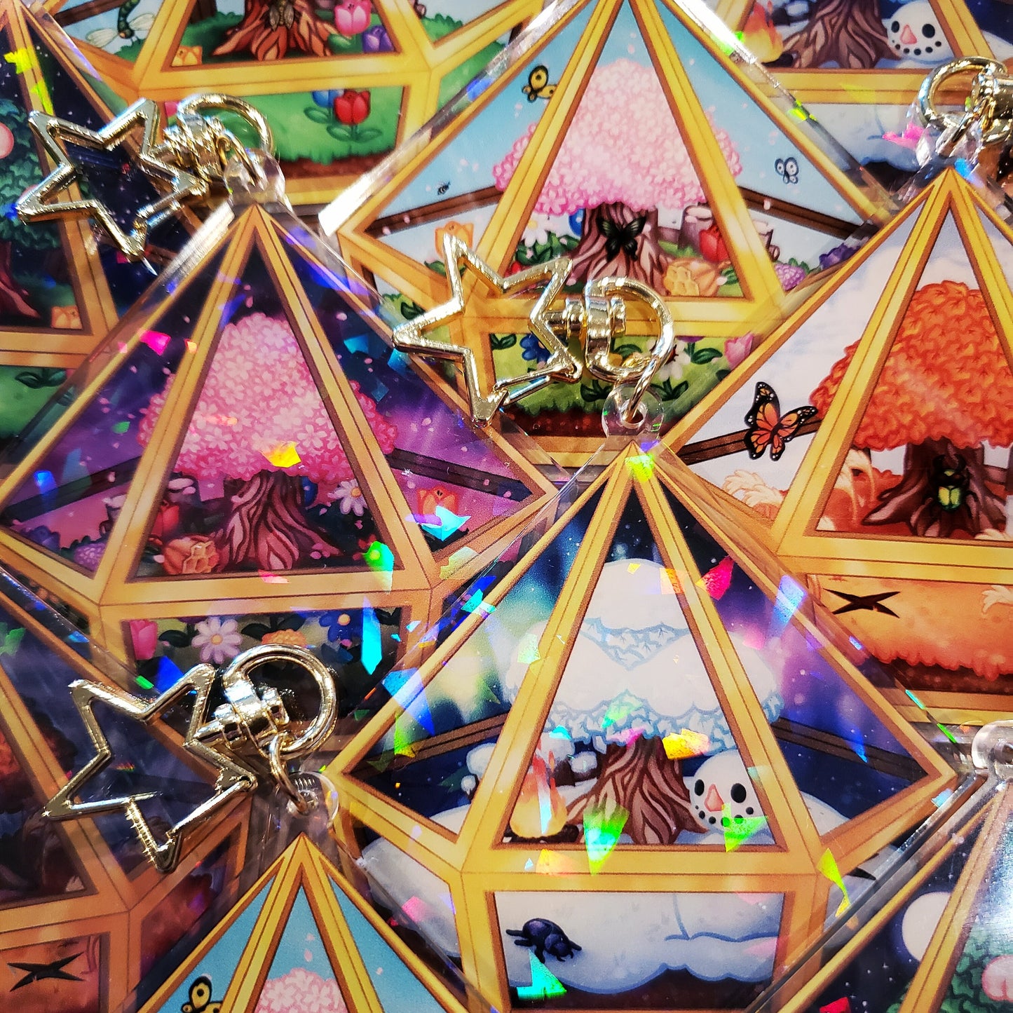 Autumn Terrarium - Holo Acrylic Charm