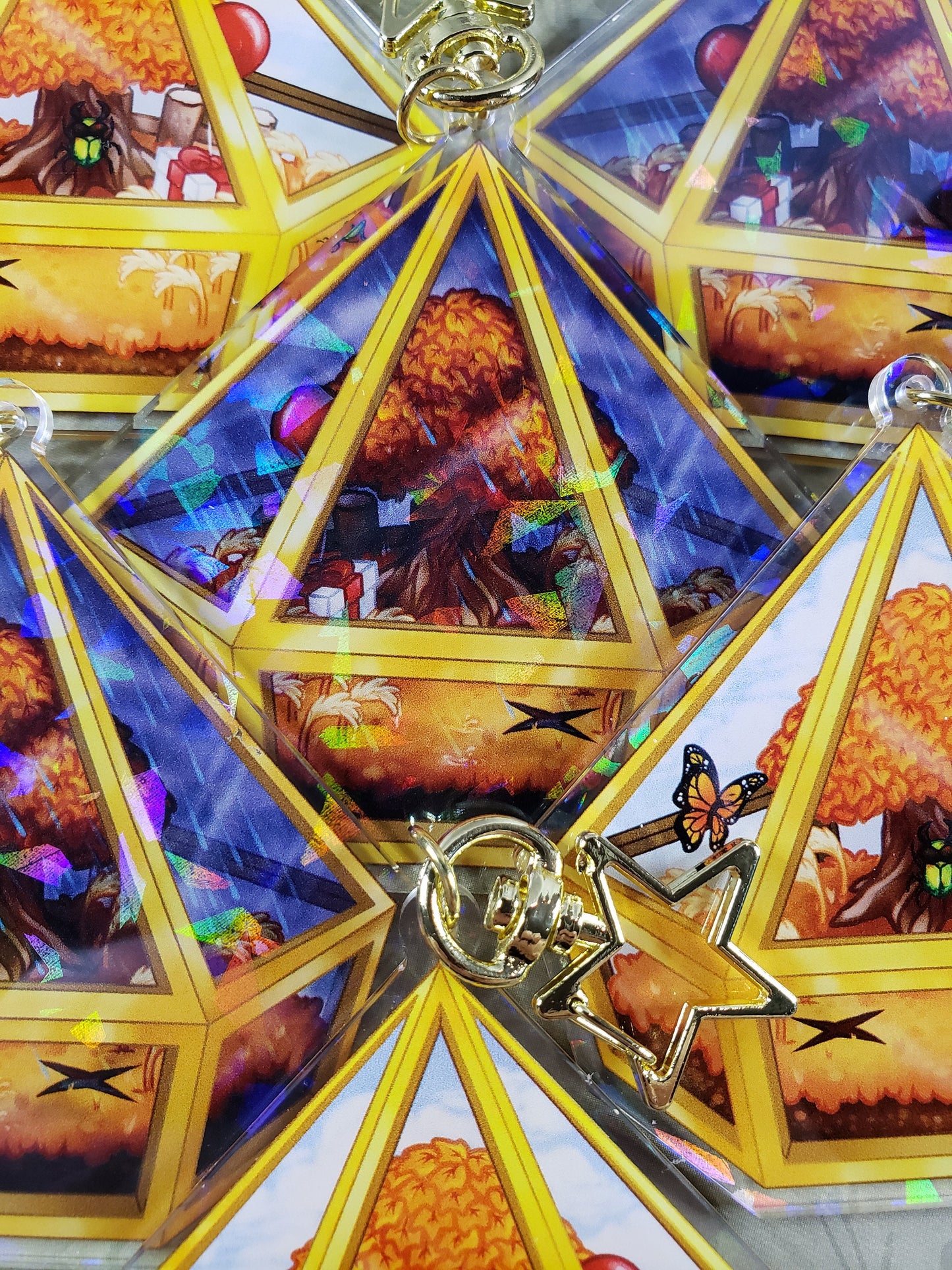 Autumn Terrarium - Holo Acrylic Charm