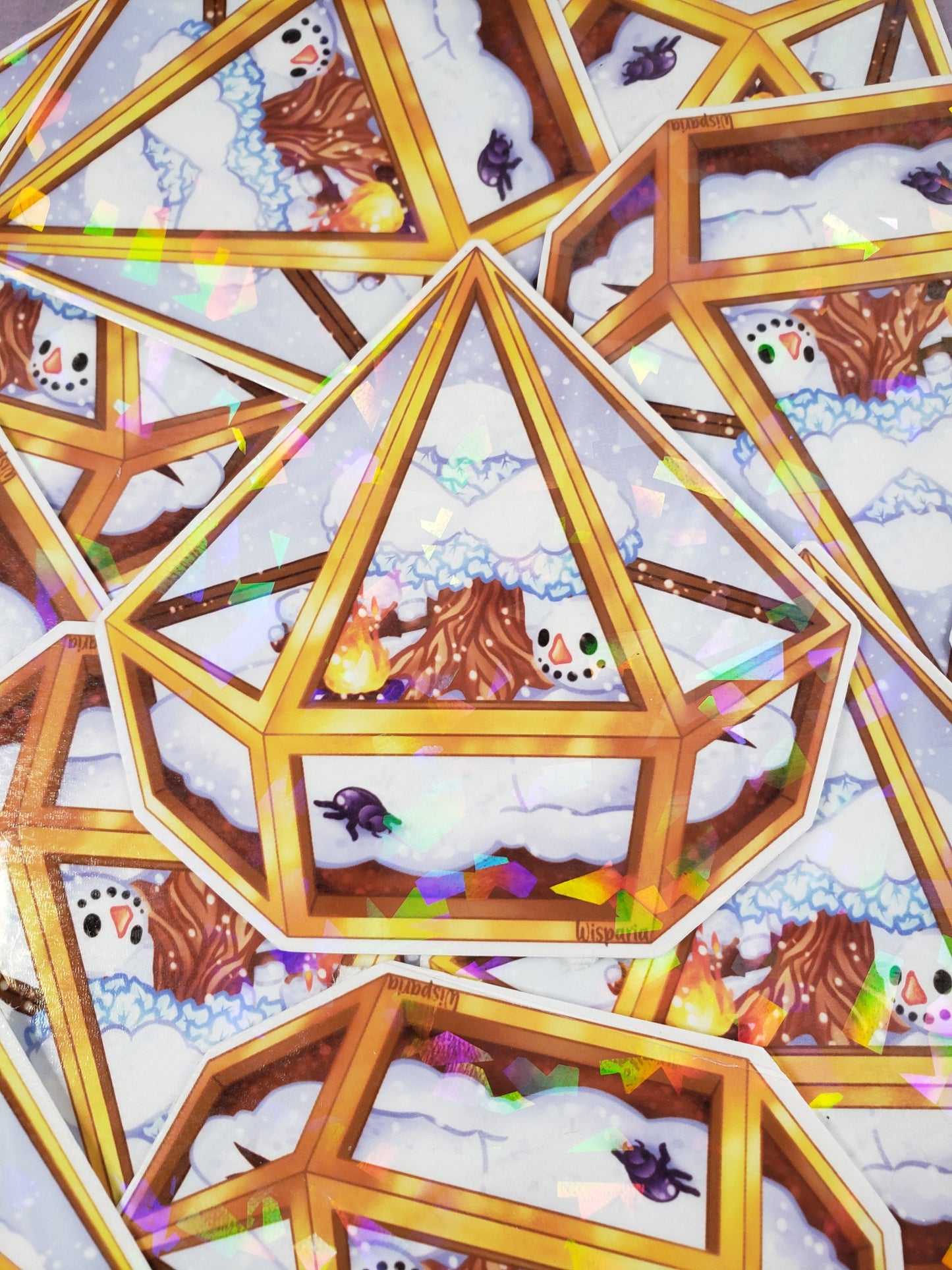 Winter Terrariums - Holo Sticker