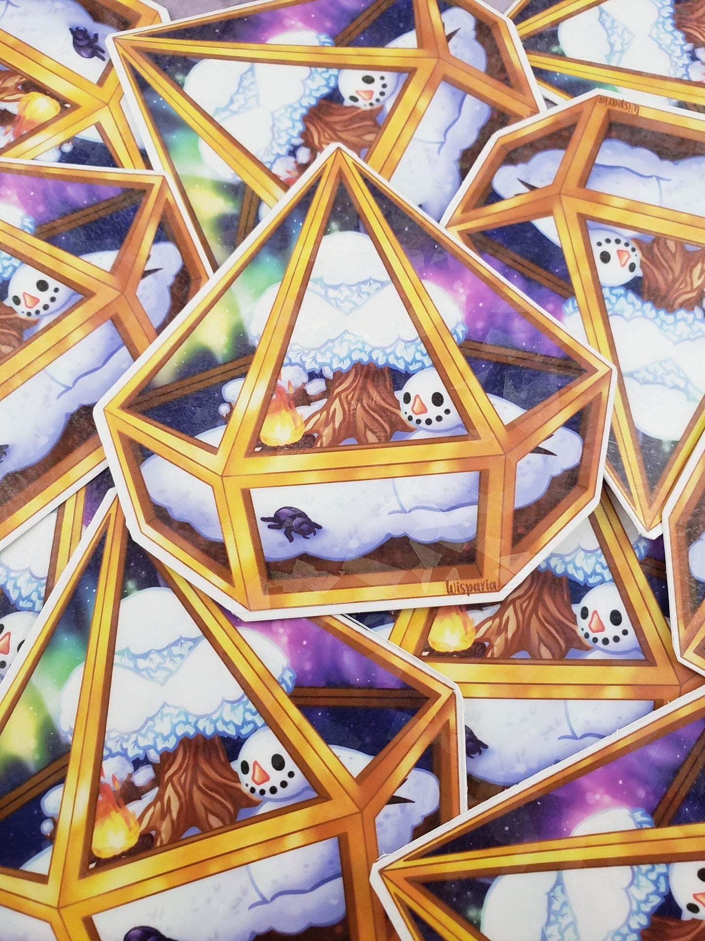 Winter Terrariums - Holo Sticker