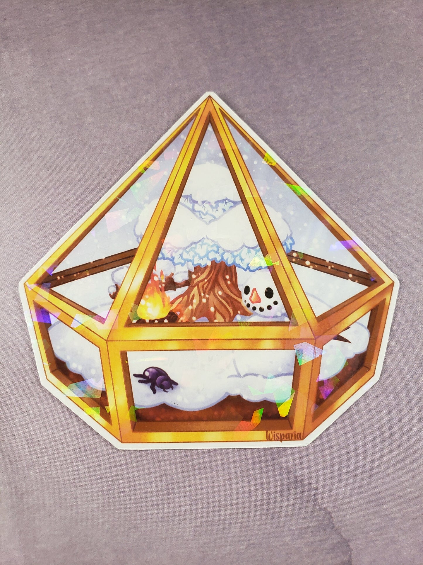 Winter Terrariums - Holo Sticker