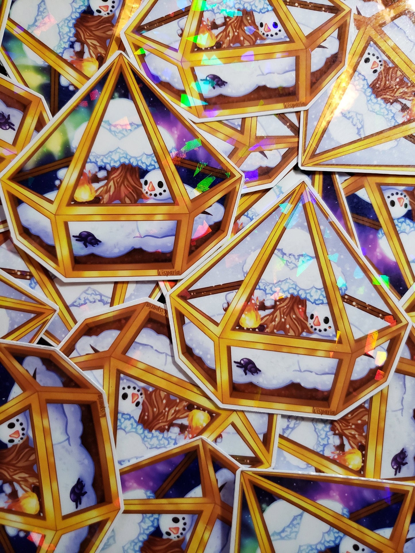 Winter Terrariums - Holo Sticker