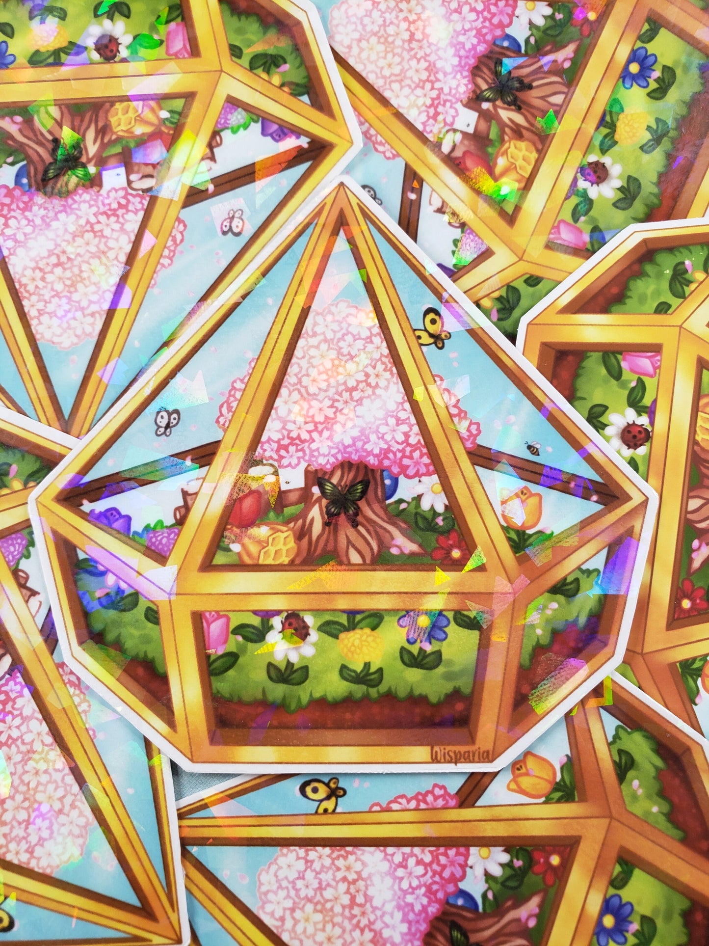 Spring Terrarium - Holo Sticker