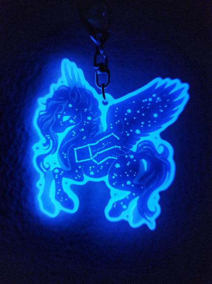 Pegasus Glow in the Dark Charm - Constellation Guardians