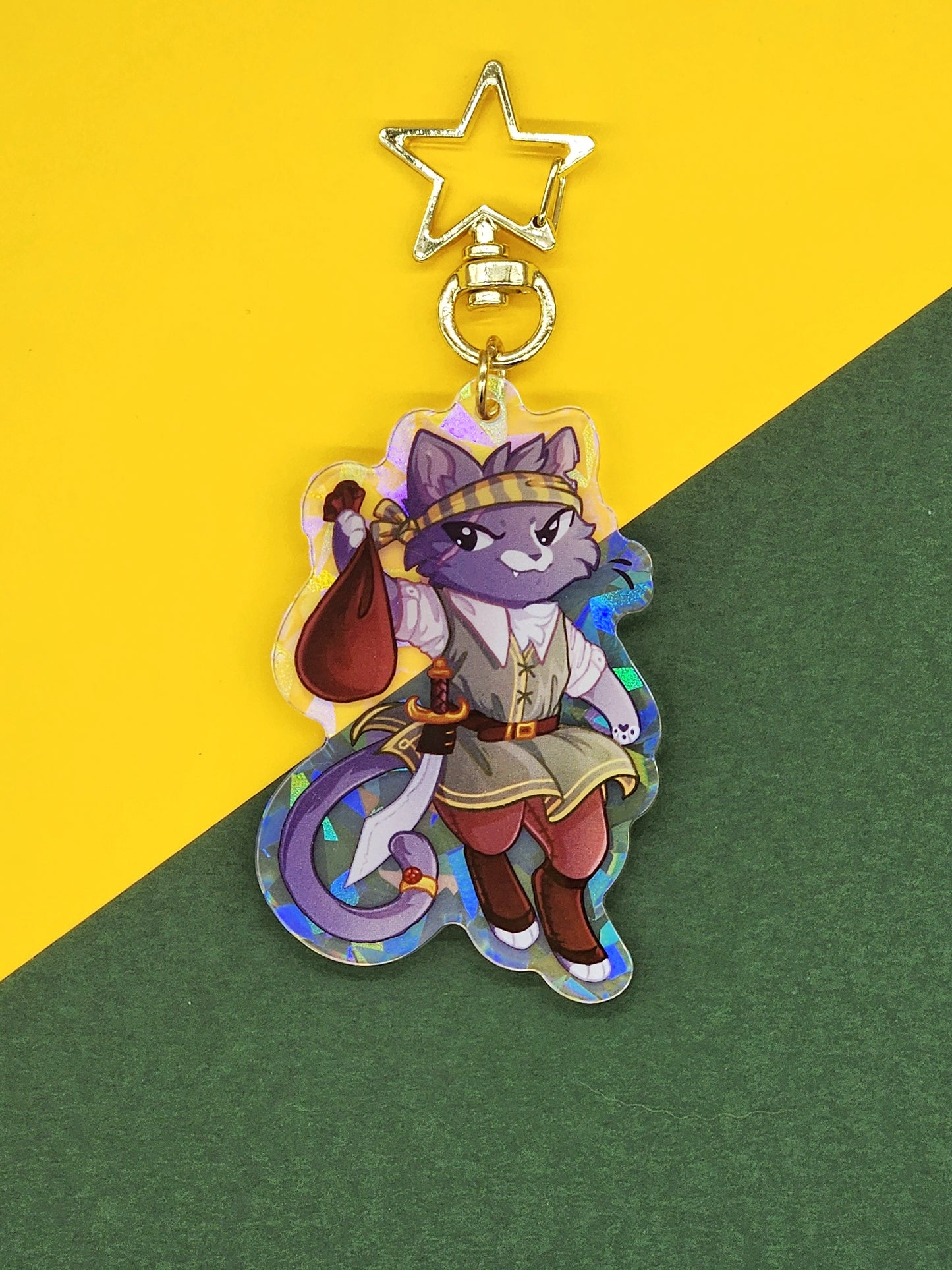 Rogue Acrylic Charm - Whiskers & Watchtowers