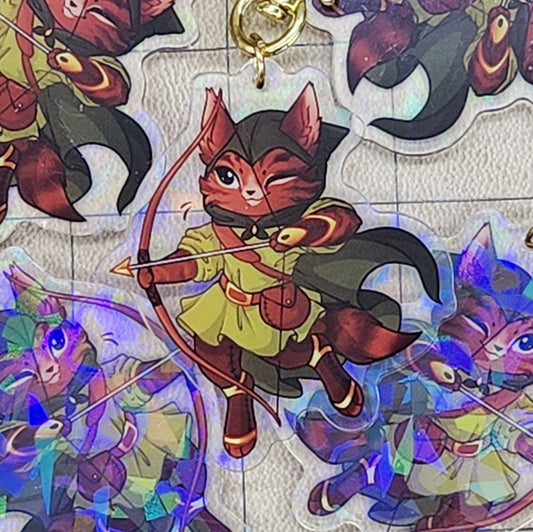 Ranger Acrylic Charm - Whiskers & Watchtowers