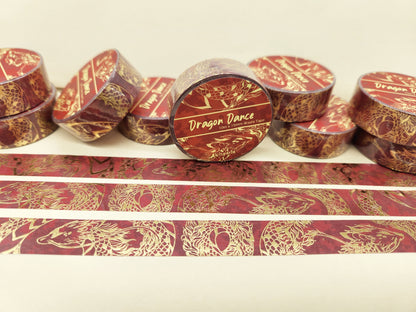 Crimson Dragon Dance - Washi Tape