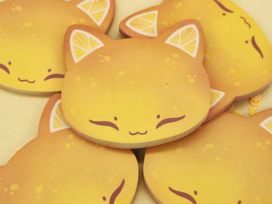 Orange Cat - Feline Fruity Sticky Notes