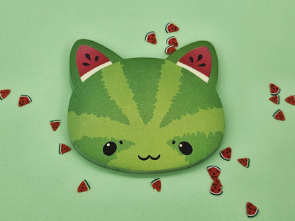 Watermelon Cat - Feline Fruity Sticky Notes