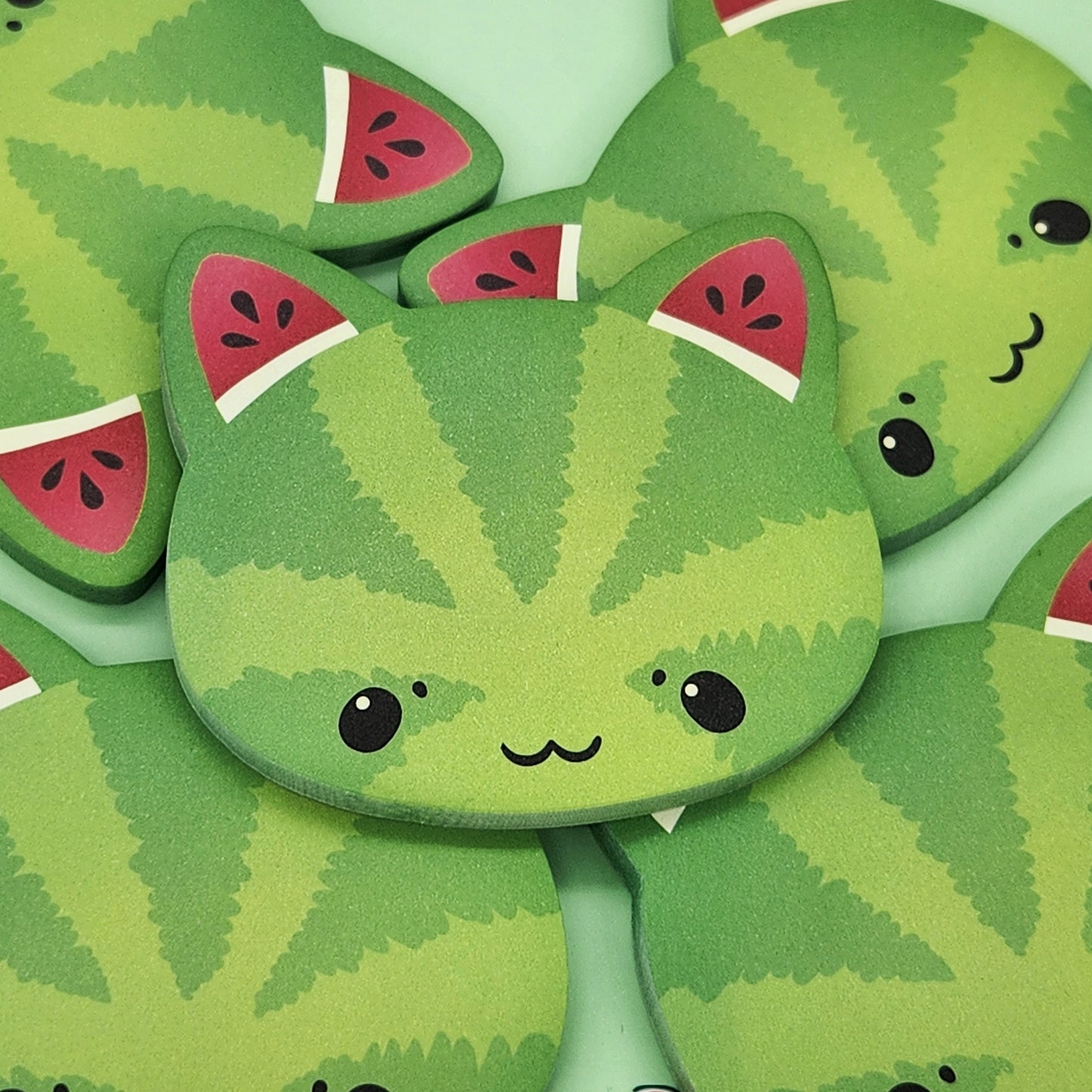 Watermelon Cat - Feline Fruity Sticky Notes