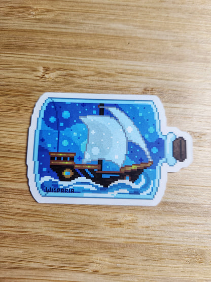 Bottled Ship - Sticker