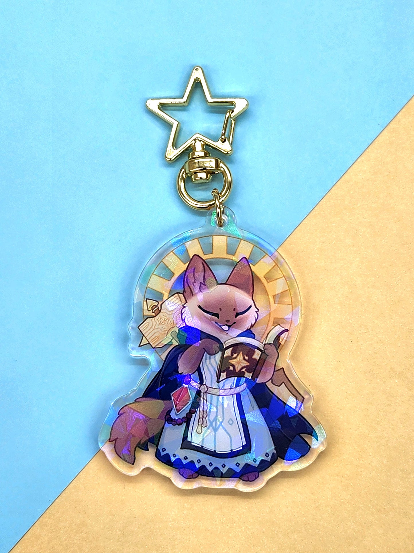 Cleric Acrylic Charm - Whiskers & Watchtowers