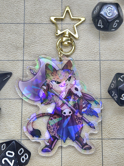 Barbarian Acrylic Charm - Whiskers & Watchtowers