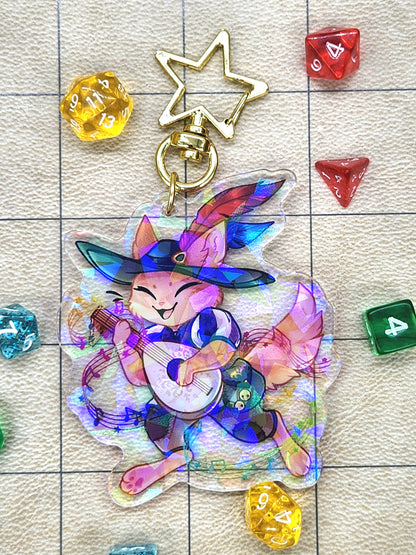 Bard Acrylic Charm - Whiskers & Watchtowers