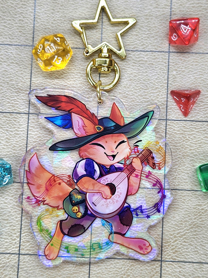 Bard Acrylic Charm - Whiskers & Watchtowers