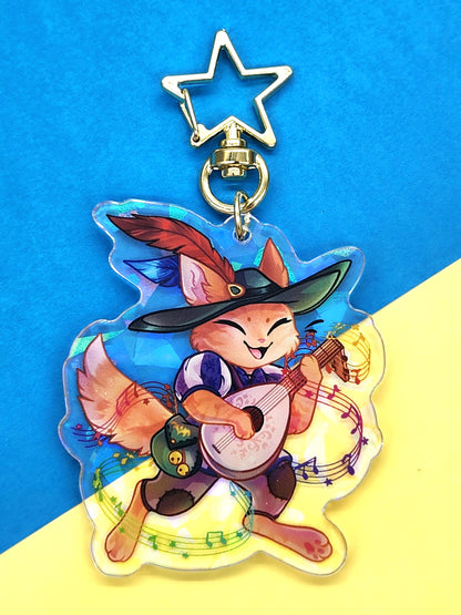 Bard Acrylic Charm - Whiskers & Watchtowers
