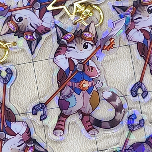 Artificer Acrylic Charm - Whiskers & Watchtowers