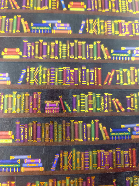 The Endless Library - Gold Foil Washi Tape