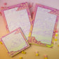 Pixel Pink Skies - 4x6 Memopad