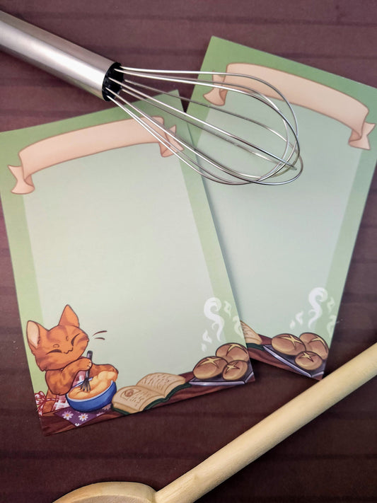 Kneading Dough - 4x6 Memopad