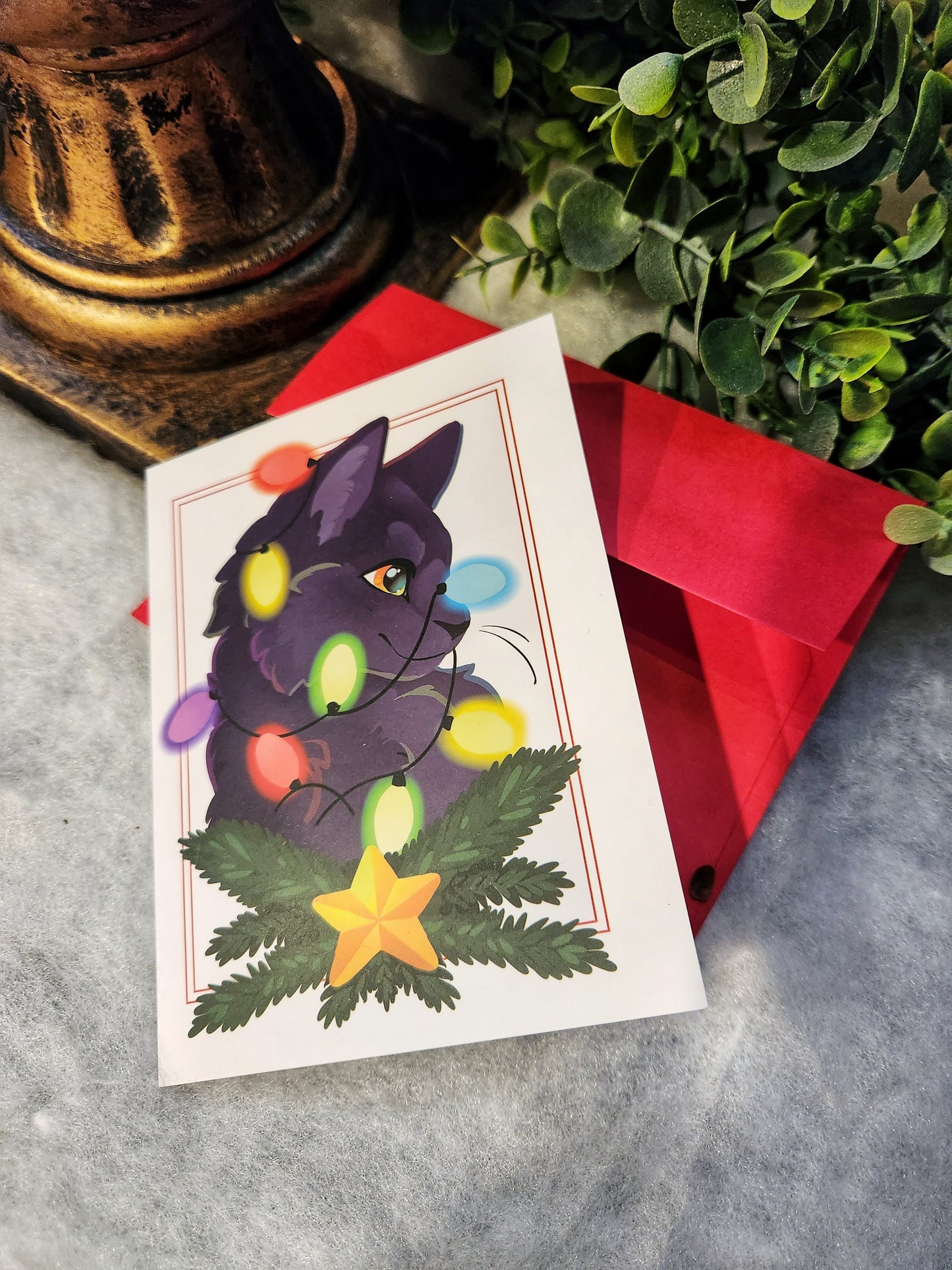 Season's Greeting Critters - Holiday Card Set