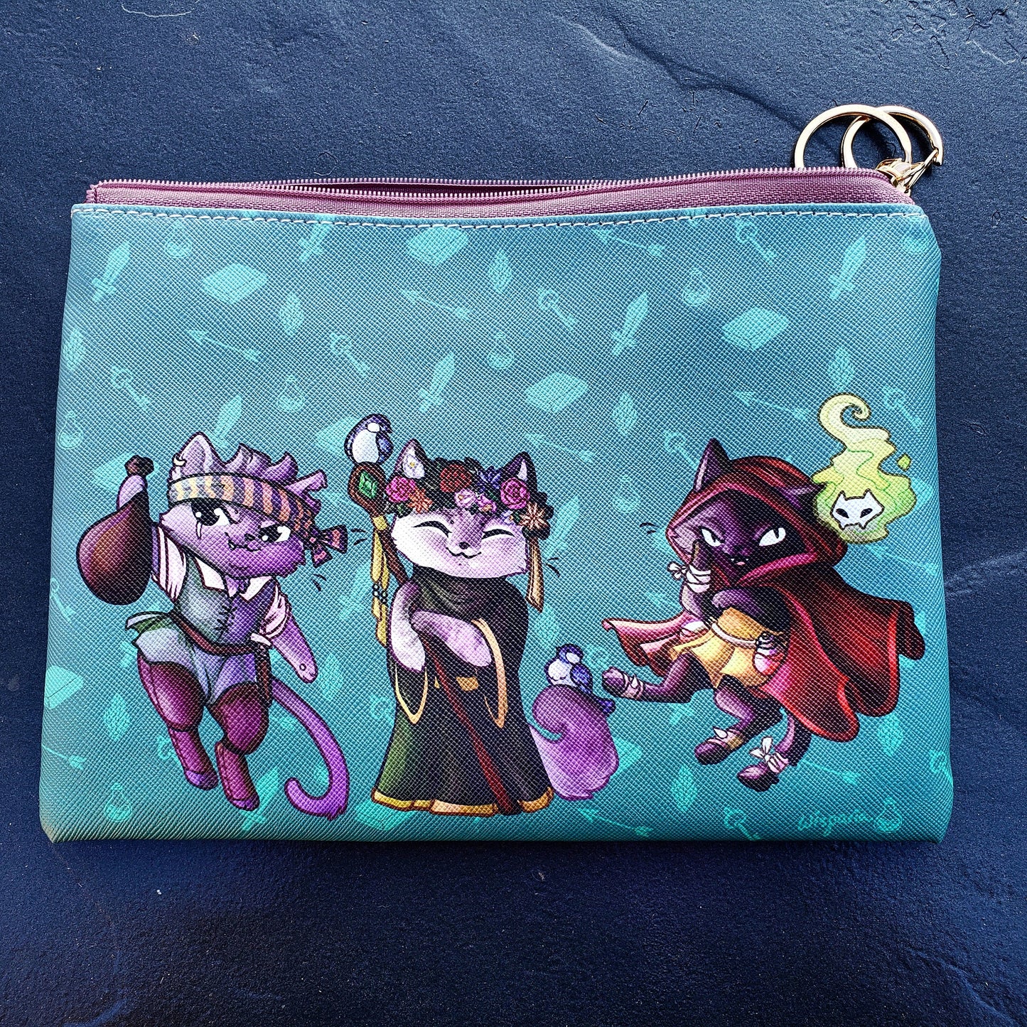 Kitty Quest - RPG Cat Themed Zipper Pouch