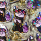Druid Kitty Quest - RPG Themed Holo Acrylic Charm